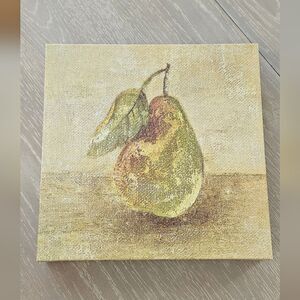 Pear canvas wall art